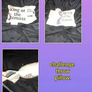 Cream Decorative Pillow with Text